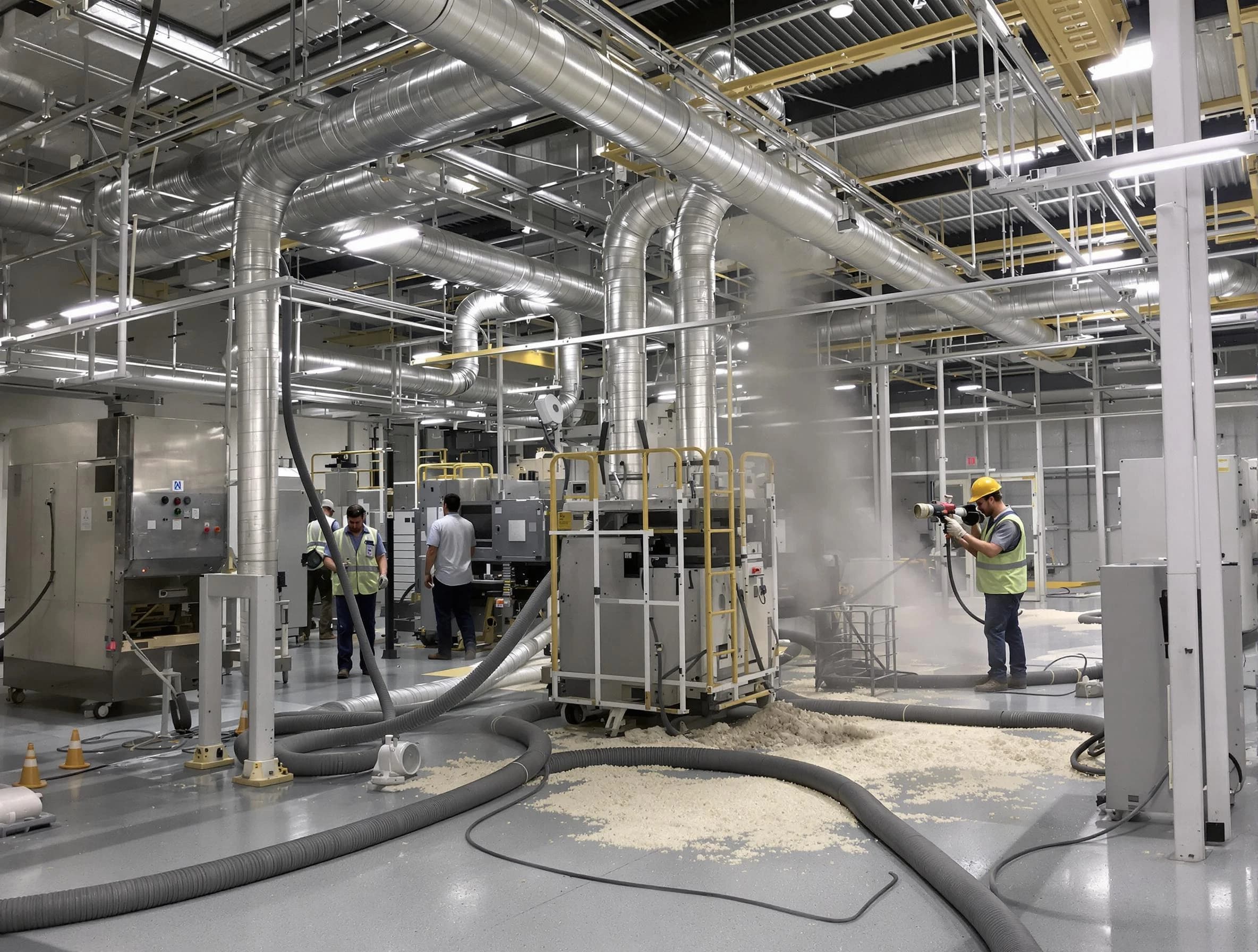 Heavy-duty industrial duct cleaning by Lilburn Air Duct Cleaning in Lilburn