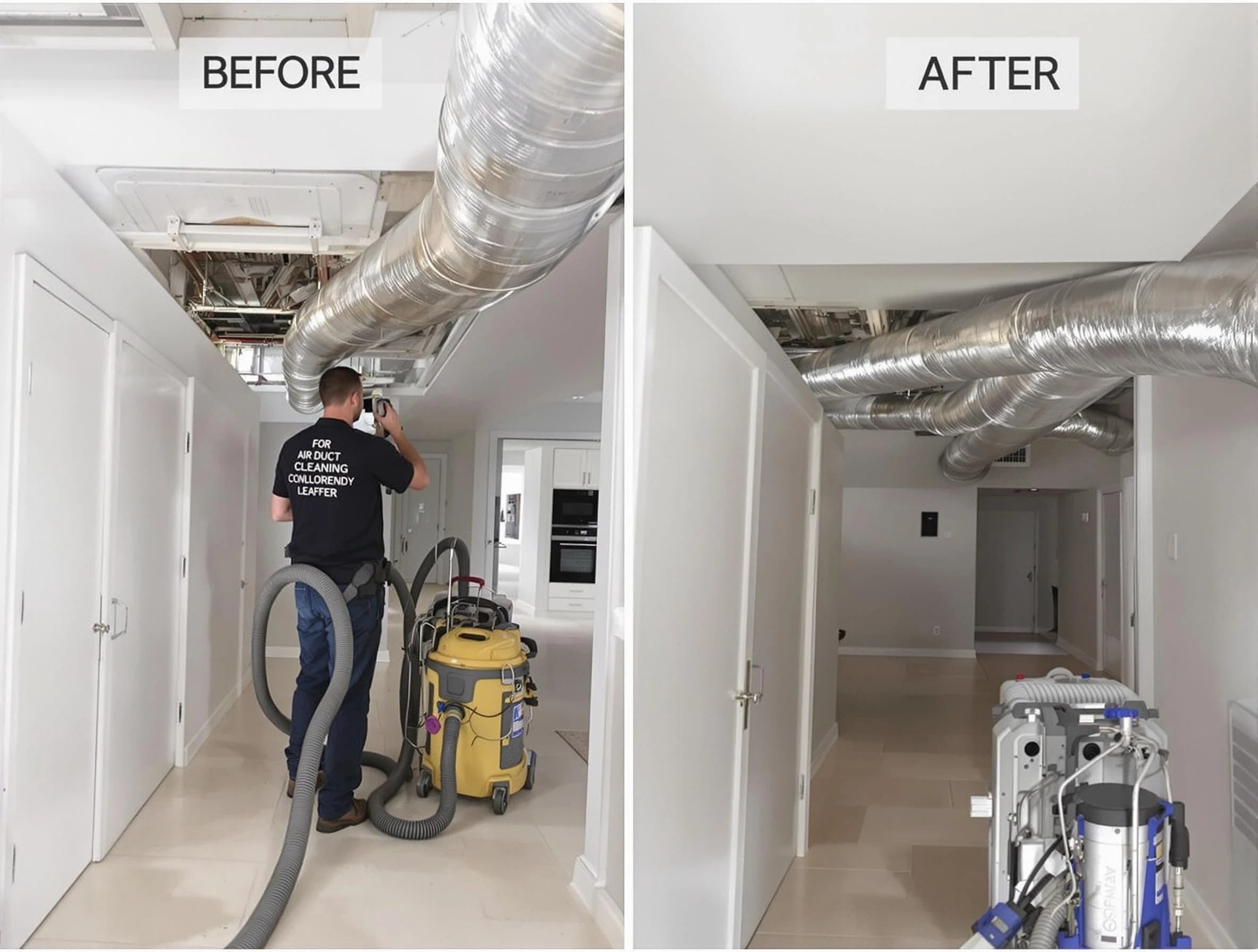 Lilburn Air Duct Cleaning professional performing thorough air duct cleaning in Lilburn