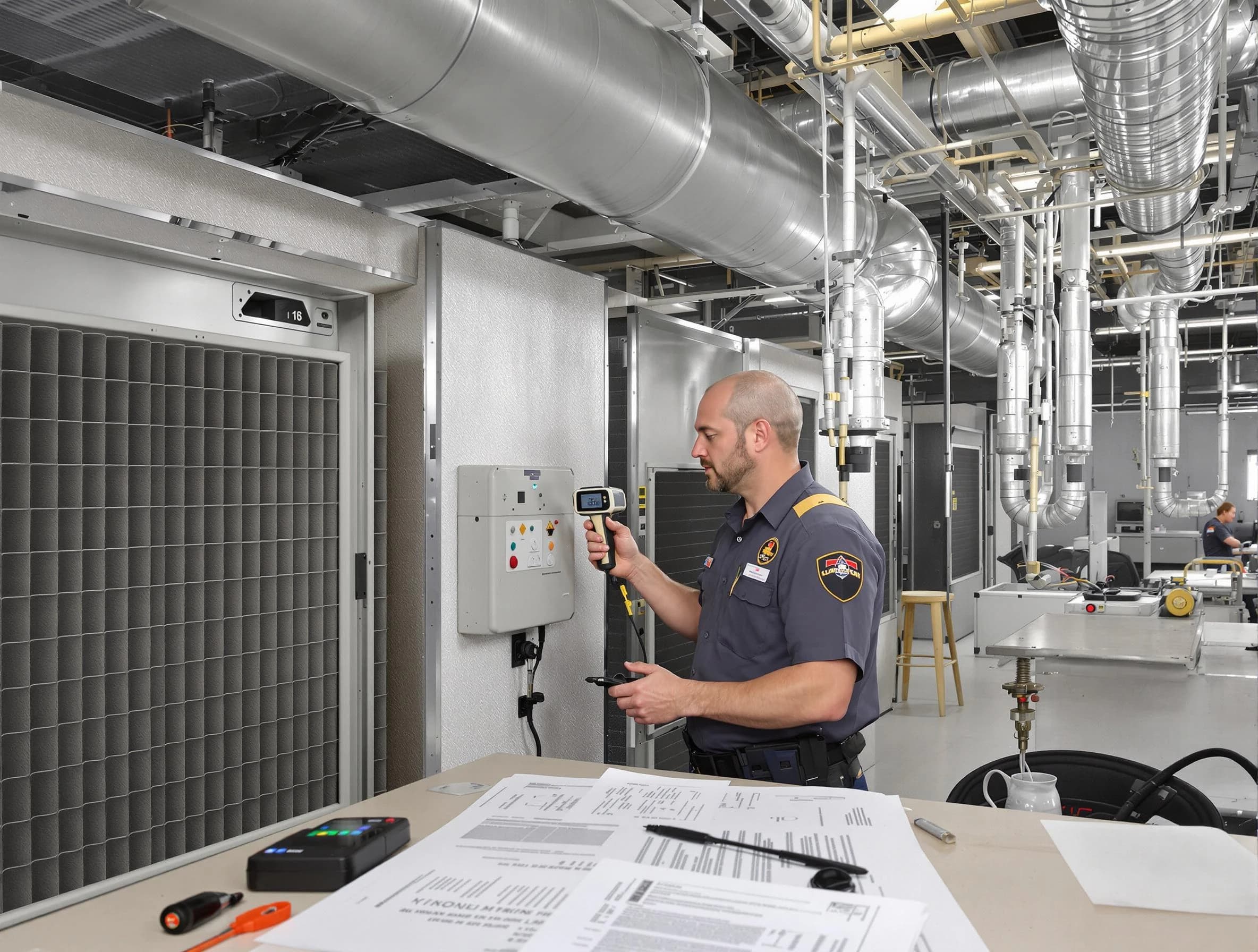 Professional filter system inspection by Lilburn Air Duct Cleaning in Lilburn