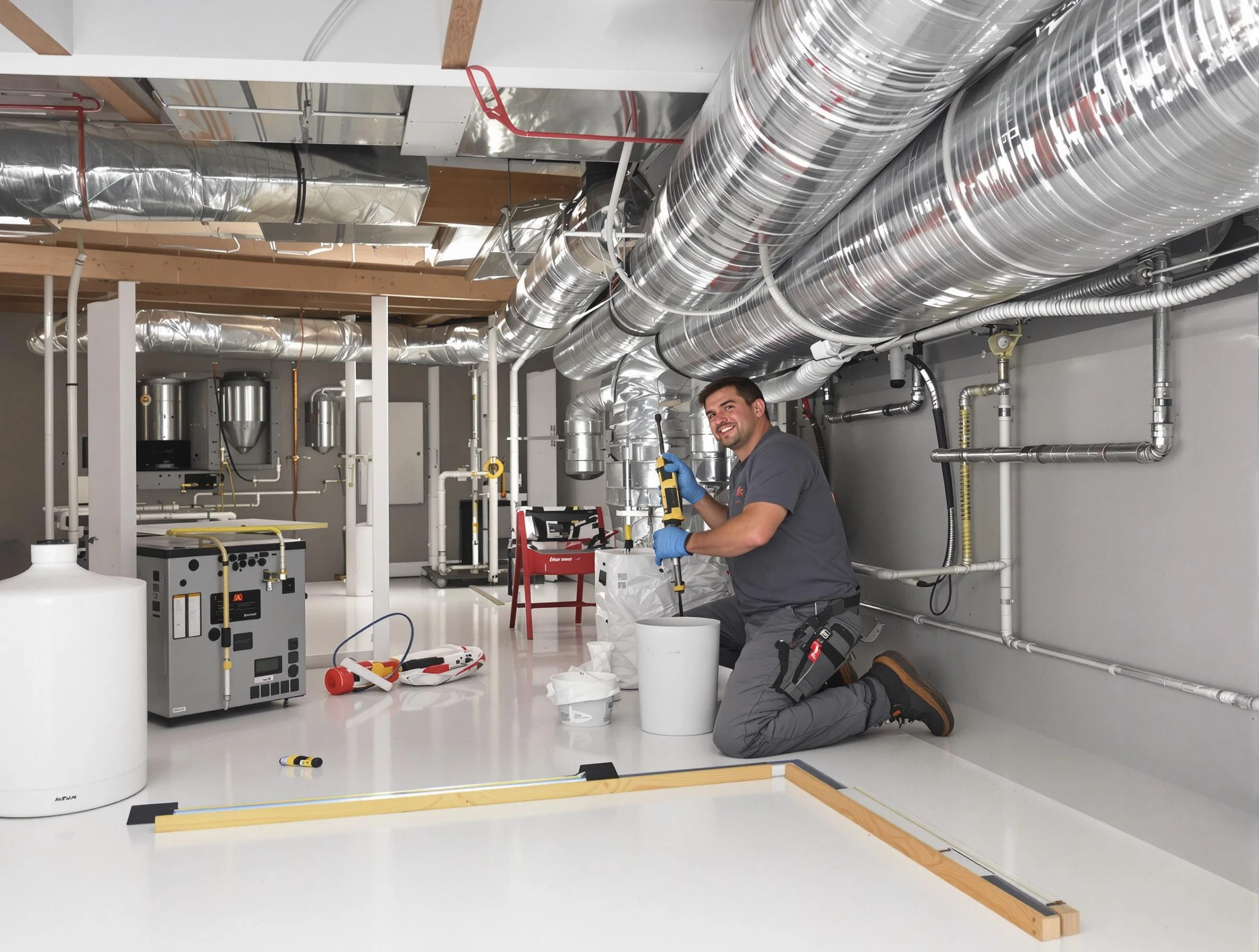 Professional duct sealing service by Lilburn Air Duct Cleaning in Lilburn
