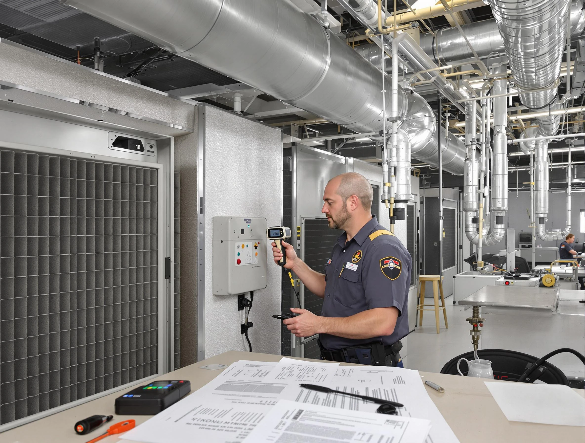 Professional filter system inspection by Lilburn Air Duct Cleaning in Lilburn